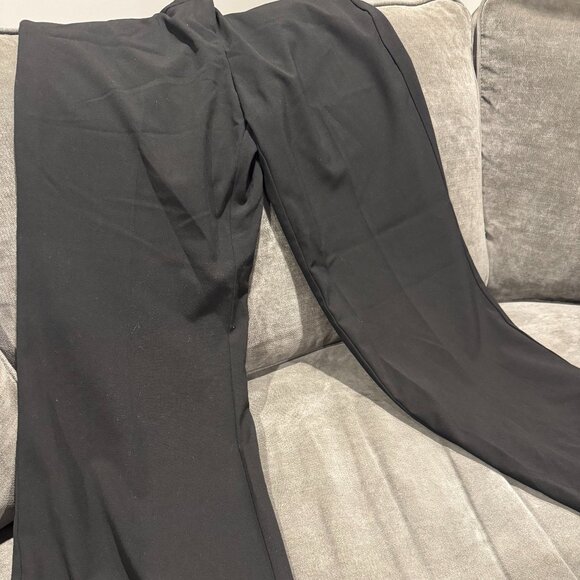 Black wide leg dress pants - Picture 1 of 3